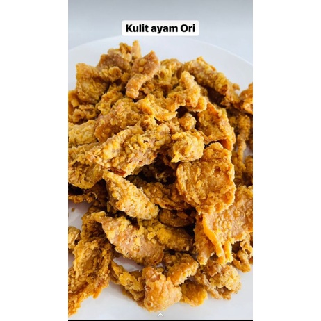 

kripik kulit ayam crispy homemade