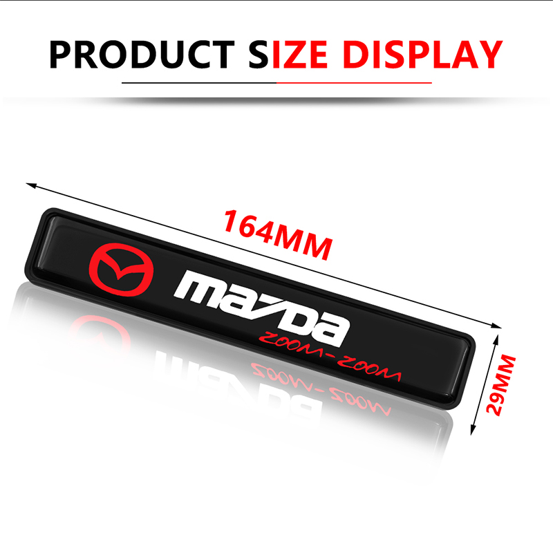 Dengan lampu LED Stiker Lencana Grille Depan Mobil With LED light Car Front Grille Emblem Badge Stickers For Mazda Mazdaspeed CX-30 CX-8 Mazda3 CX-3 CX-9 Mazda6 CX-5 Mazda2