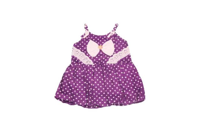 Dress Balon Bayi Polkadot/Dress Kutung Bayi/Terusan Bayi/Baju Bayi Perempuan