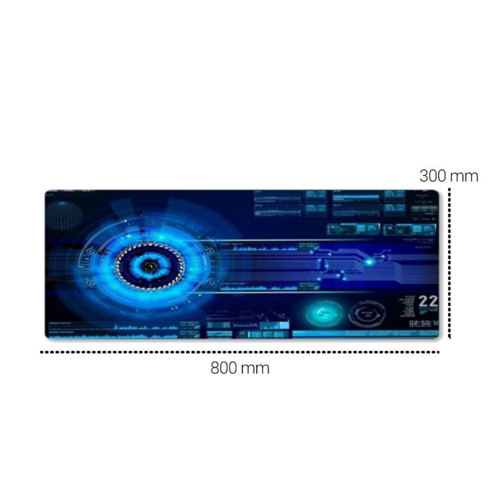 Mouse Pad Gaming XL Desk Mat | Alas Mouse Ukuran Besar 30 x 80 cm Anti Slip