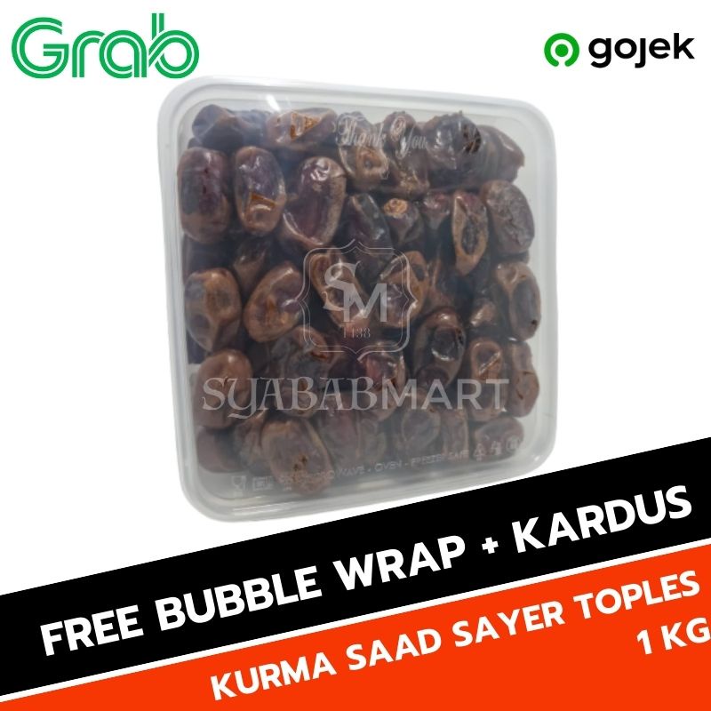 

Kurma Saad Sayer 1 Kg Toples / Kurma Paling Murah Sayer / Oleh Oleh Haji Umroh