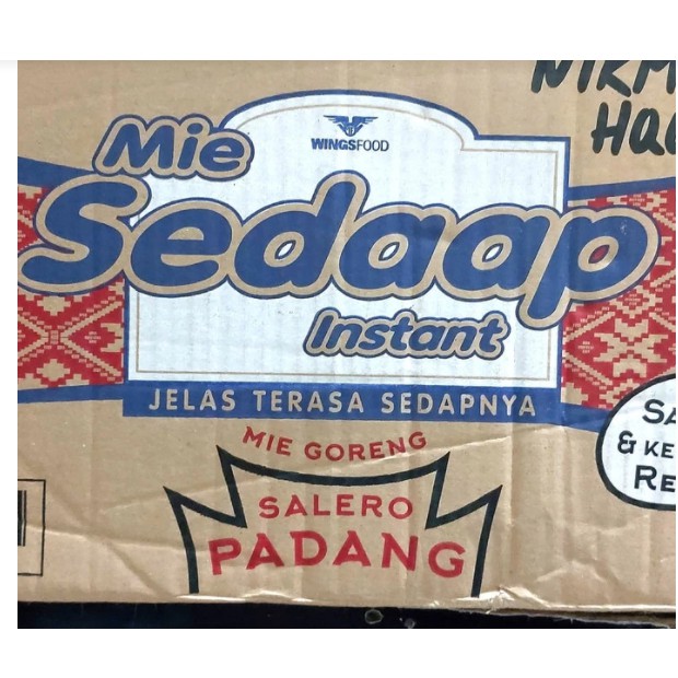 

Mie sedap Salero Padang Dus