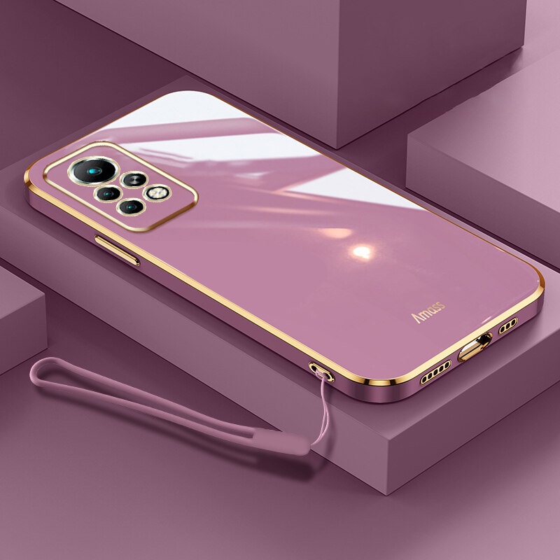 Soft case Silikon Motif AnDyH Dengan lanyard Untuk Infinix Note 11 Pro 11S