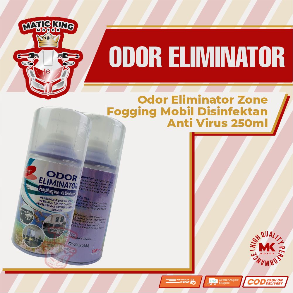 Odor Eliminator Zone Fogging Mobil Disinfektan Anti Virus 250 ml