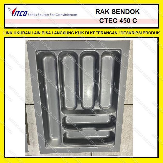 Produk Terbaru - Rak Sendok Laci Vitco Ctec 450 C Laci Sendok