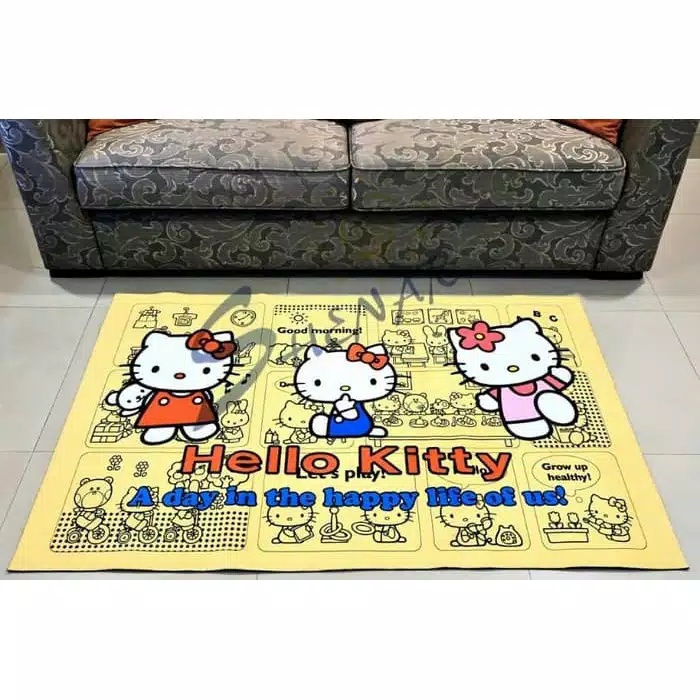 KARPET 3D KARAKTER GAMBAR UKURAN 150X100 CM