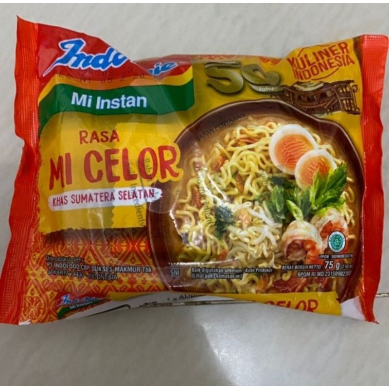 

Indomie Mie Mi Rasa Mie Celor Cita Rasa khas Palembang Sumatera