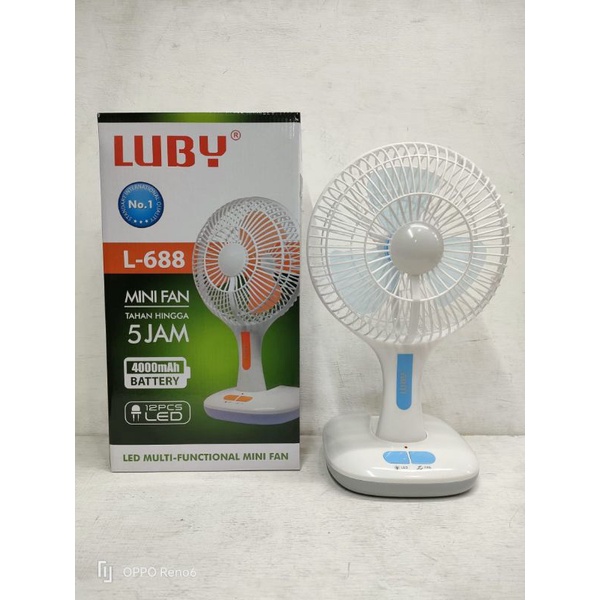 Lampu Emergency kipas Luby L 688 berqualitas