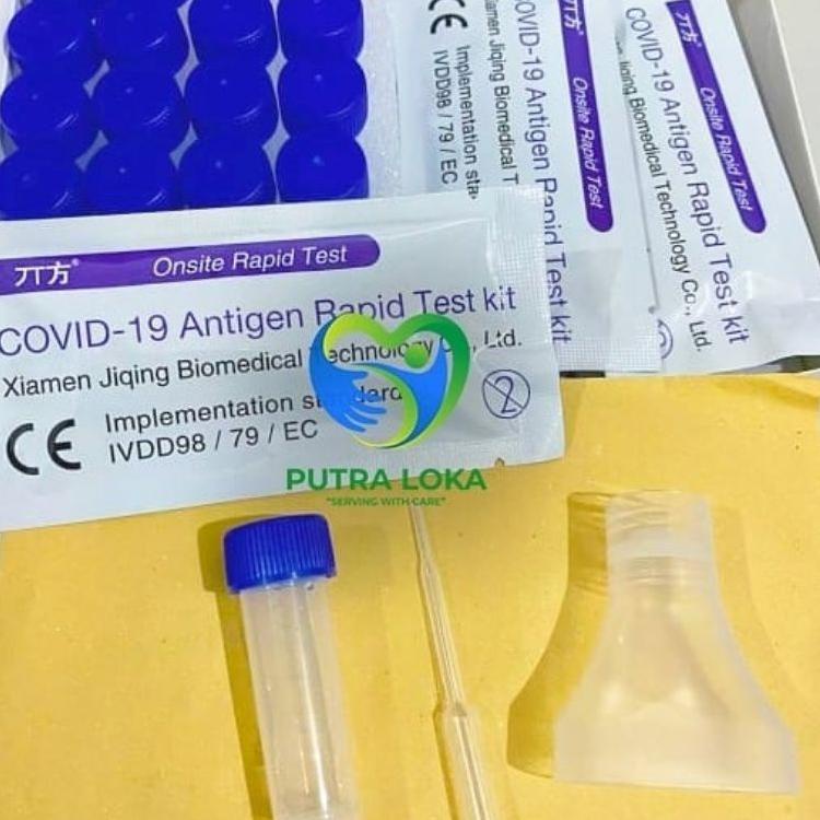 ♧ saliva test antigen eceran 1set ☼