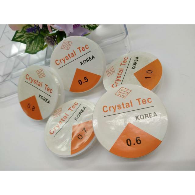 Per Roll - Benang Crystal Tec / Benang Karet / Benang Melar / Tali Senar