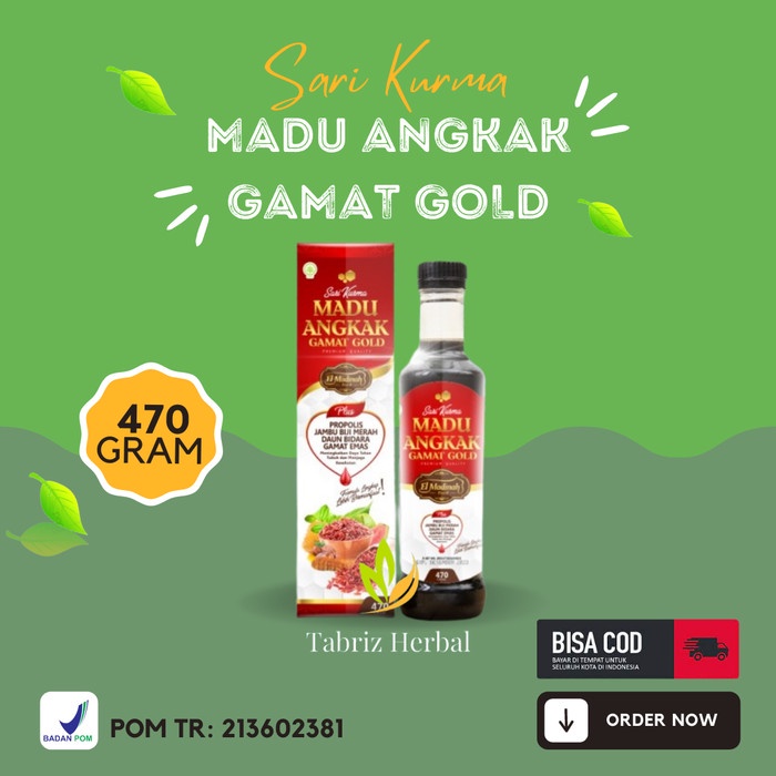 Sari Kurma Madu Angkak Gamat Gold Plus Propolis El Madinah
