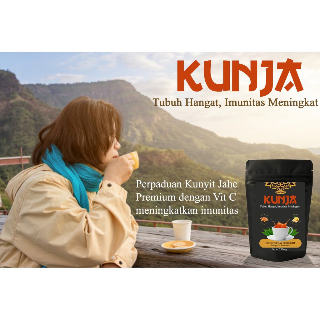 

KUNJA Kunyit Jahe 100% Natural Strenght. Bagus Untuk Cegah Penyakit