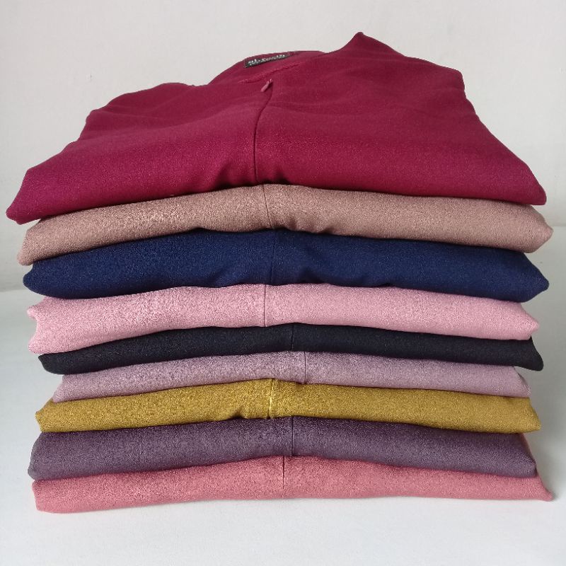 gamis polos simpel | dress muslim polos  | best seller alfatih-6