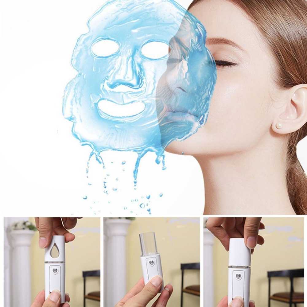 ICOCO Spray Muka Steamer Muka Nano Spray Humidifier Mist Atomization - L-2 Warna Putih 20ml