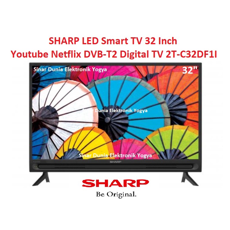 SHARP LED Smart TV 32&quot; Digital TV HDR 2T C32DF1I 32DF C32DF LED TV