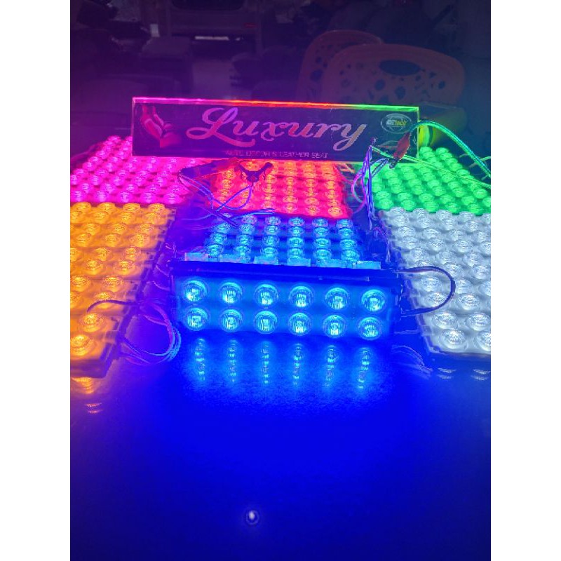 Jual Modul Lampu Led 12 Mata 2x6 Jumbo 24 Volt Variasi Lampu Truk Bus