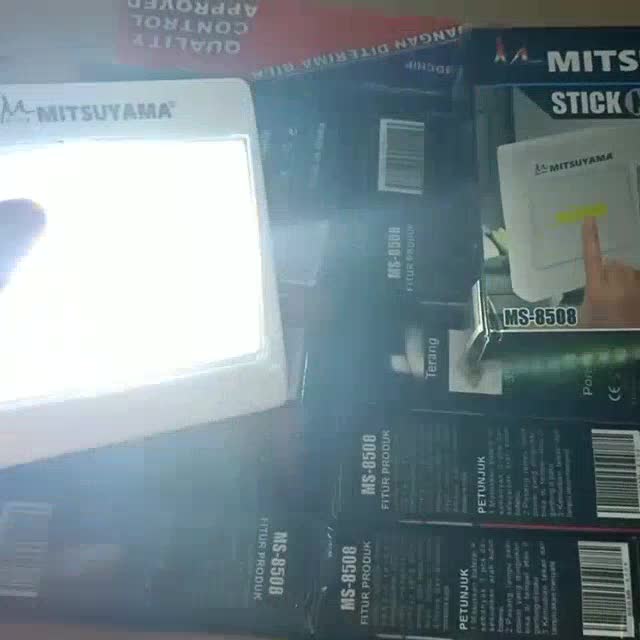 Lampu Emergency Mitsuyama Stick N Click MS-8508 Cob Led 10watt | Shopee