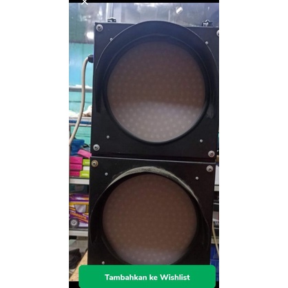 Warning Light / Traffic Light 2 Mata 1 Sisi (GARANSI SERVICE SEUMUR HIDUP)