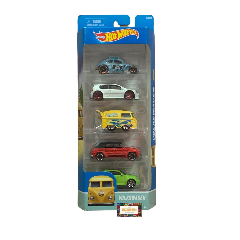 Hotwheels 5 Pack Volkswagen with Kool Kombi