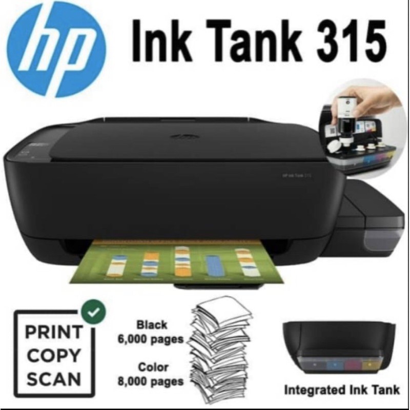 printer hp ink tank 315 (print scan copy) infus pabrik|BiSA COD|GOSEND