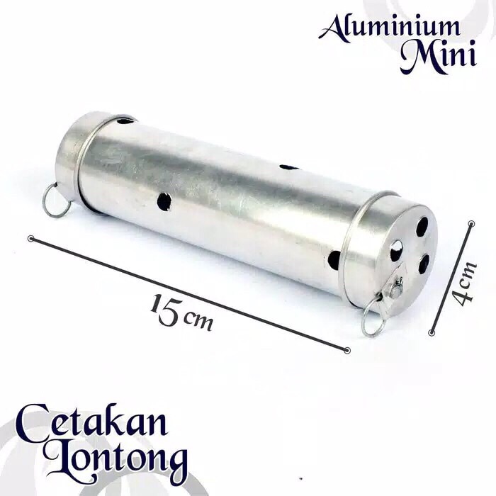 Cetakan Lontong Aluminium 15 X 4 Cm (12 Pcs)