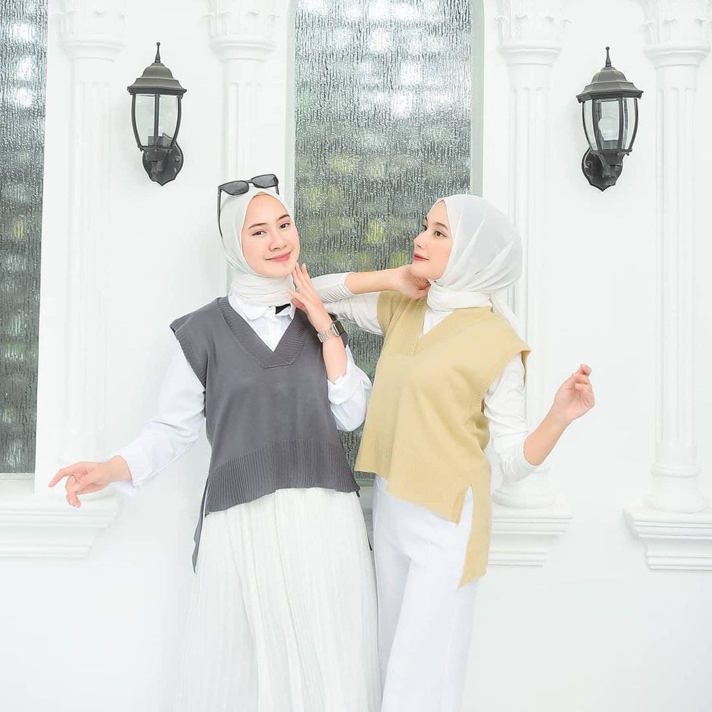 Nara Grosir - V Jlo Vest | Fashion Terkini | Sweater Termurah