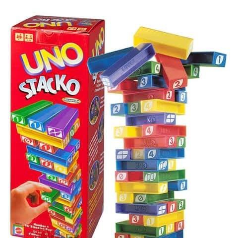 Ready stock Haza | Mattel Uno Stacko Original Promo