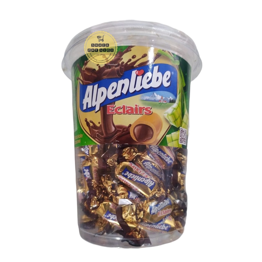 

ALPENLIEBE ECLAIRS TOPLES/ALPENLIEBE ECLAIRS TOPLES 360gr isi 100 / PERMEN ALPENLIEBE PERMEN LEBARAN PERMEN ECLAIRS TERLARIS