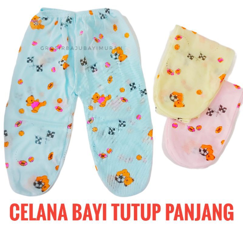 [GROSIR] celana panjang bayi tutup kaki MOTIF perlengkapan bayi baru lahir