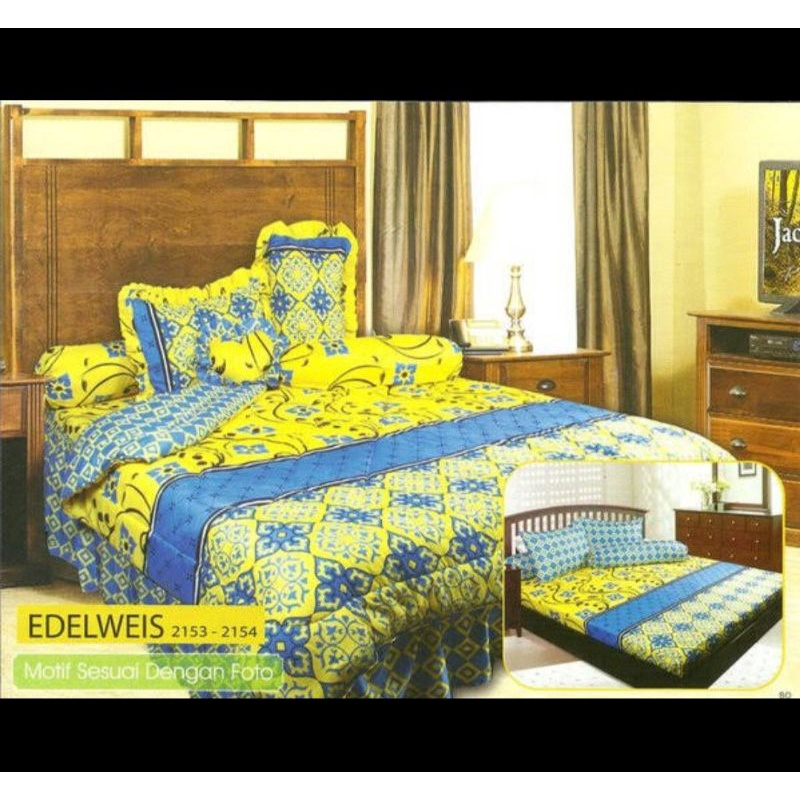 Sprei California 180x200 4bantal, 2guling