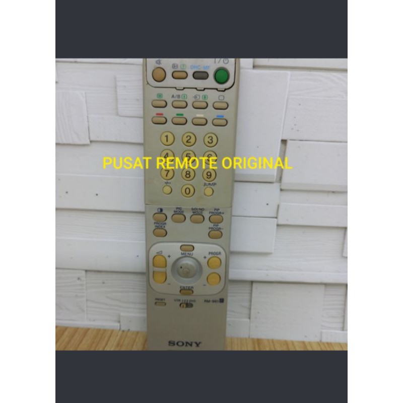 REMOTE REMOT TV SONY LED LCD RM-961 ORIGINAL ASLI