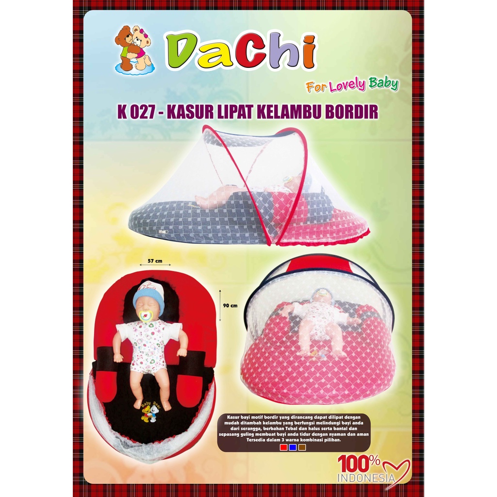 kasur lipat bordir dachi -  kasur bayi K027