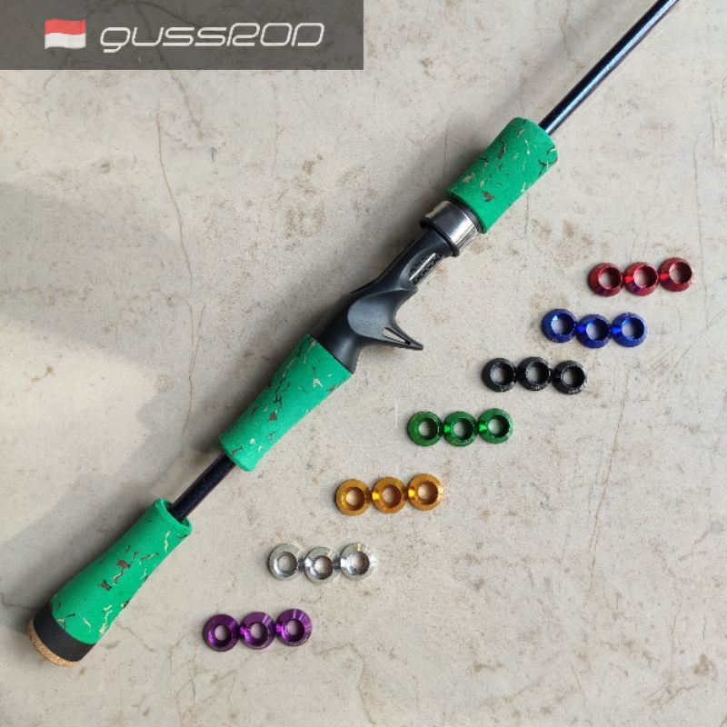 reelseat BC BAITCASTING no 16 gagang joran reel seat camou satu set siap rakit