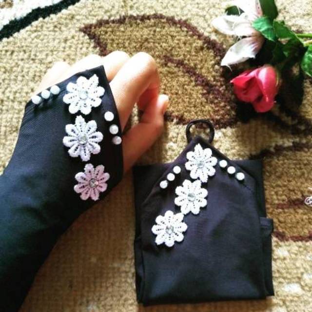 Handsock cincin flower/manset cincin