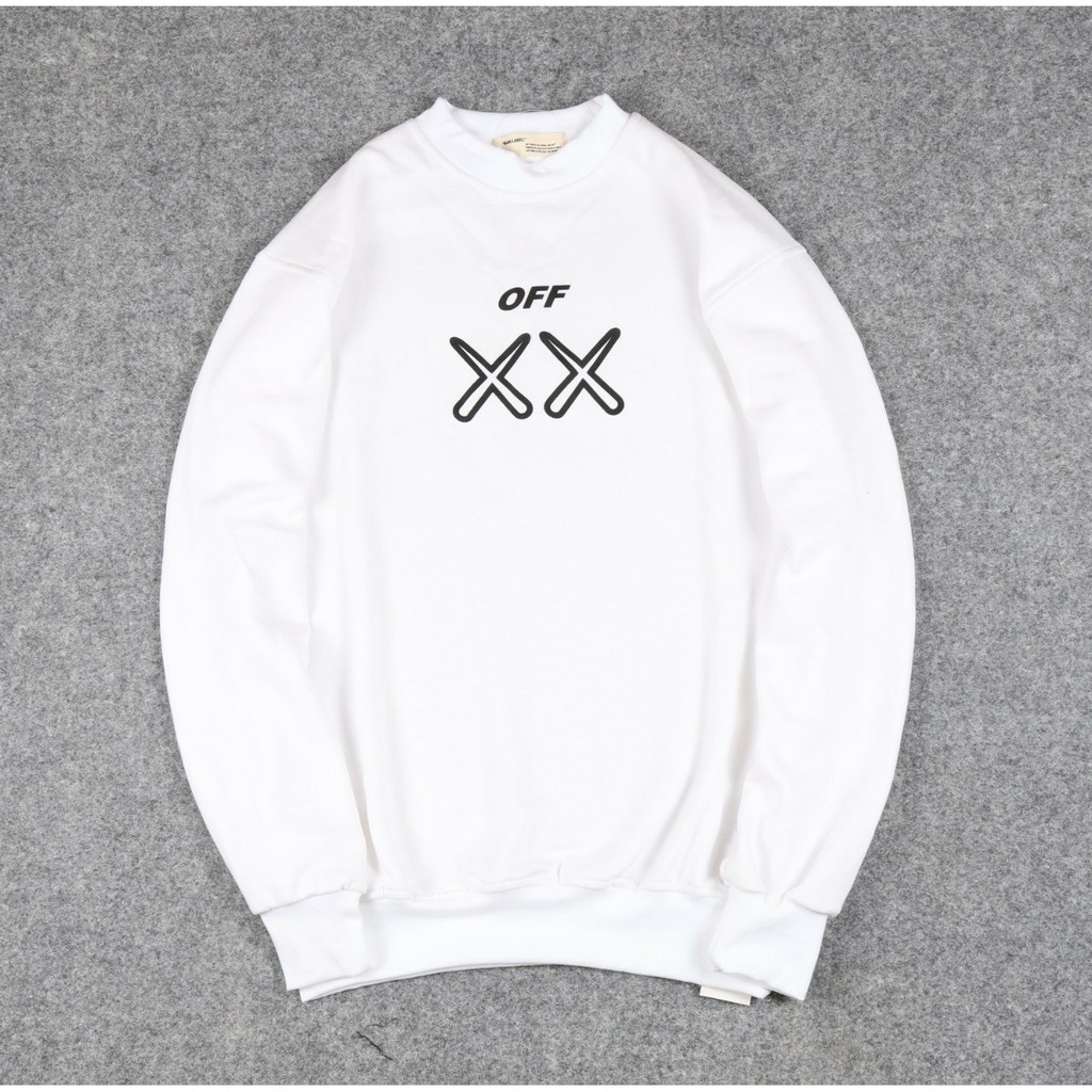 Sweater Crewneck OFF WHITE Mirror Original