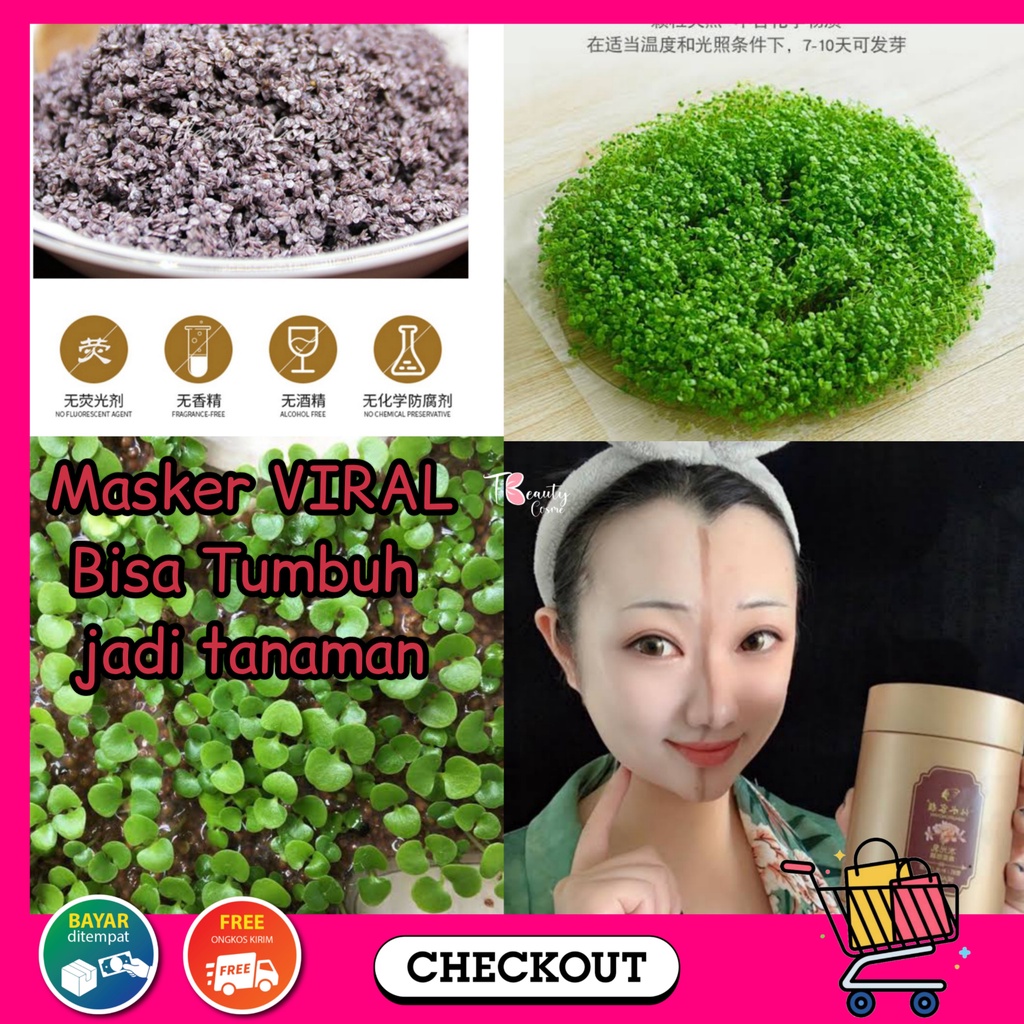 [VIRALTIKTOK]30gr FREE SPATULA MASKER SUSU RUMPUT LAUT VIRAL/SEAWEED MASK COLLAGEN/PEARL CLAY MASK