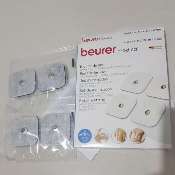 Beurer Electrode Set Pads Untuk EMS EM40 / EM41/ EM49 / EM80 Terbaiki