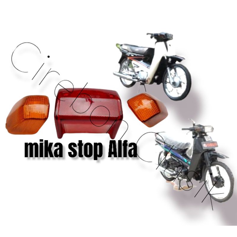 mika stoplamp lampu belakang + sen yamaha alfa champ