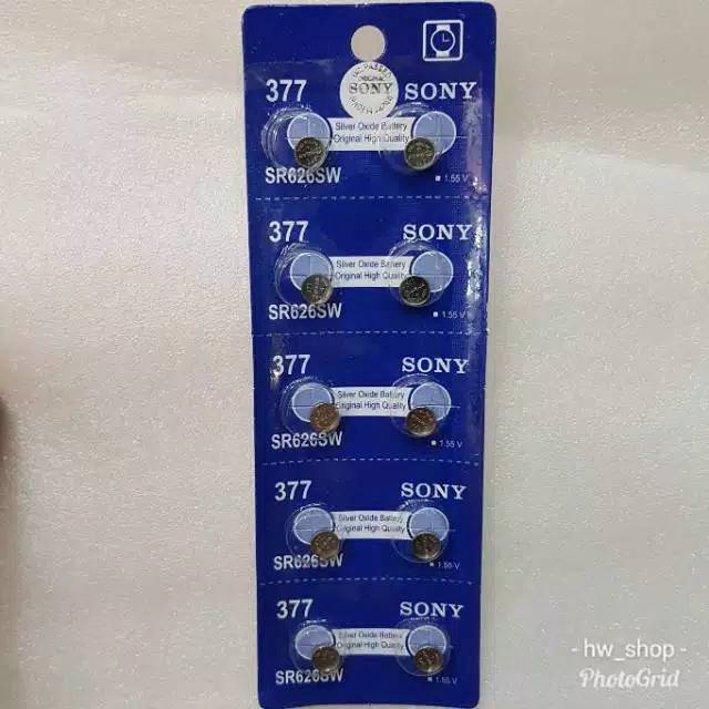 Batu Baterai Sony SR 626 . Batu Baterai Jam Tangan Sony 377