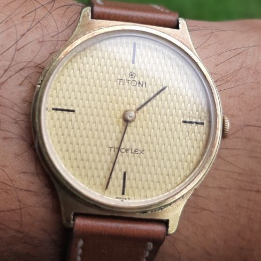 Titoni Titoflex Gold Vintage Manual Winding