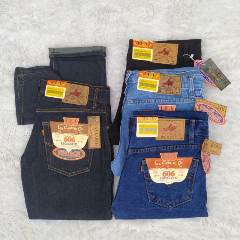 celana jeans  LEA STANDAR reguler  pola SNI 28 SAMPAI 38 terlaris