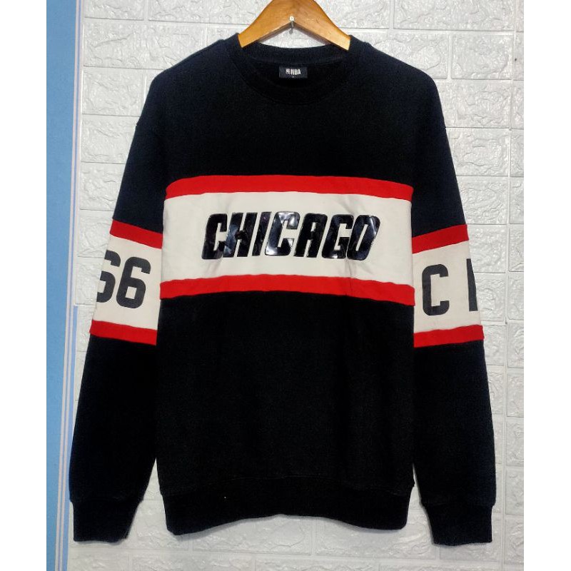 sweater crewneck Nba chicago bulls second original