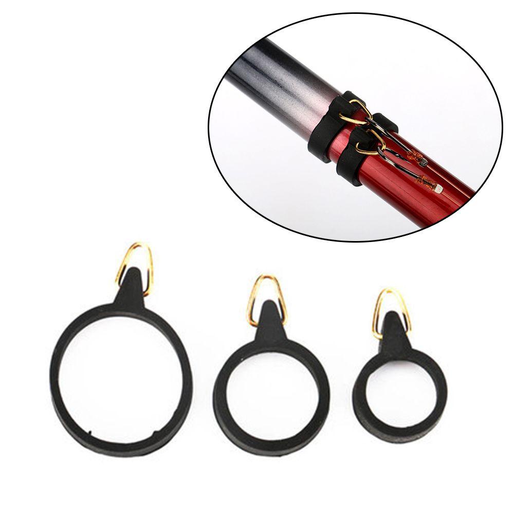 Chookyy Hook Secure holder Portable Plastik Karet Jig Rubber Rings Gantungan Aman