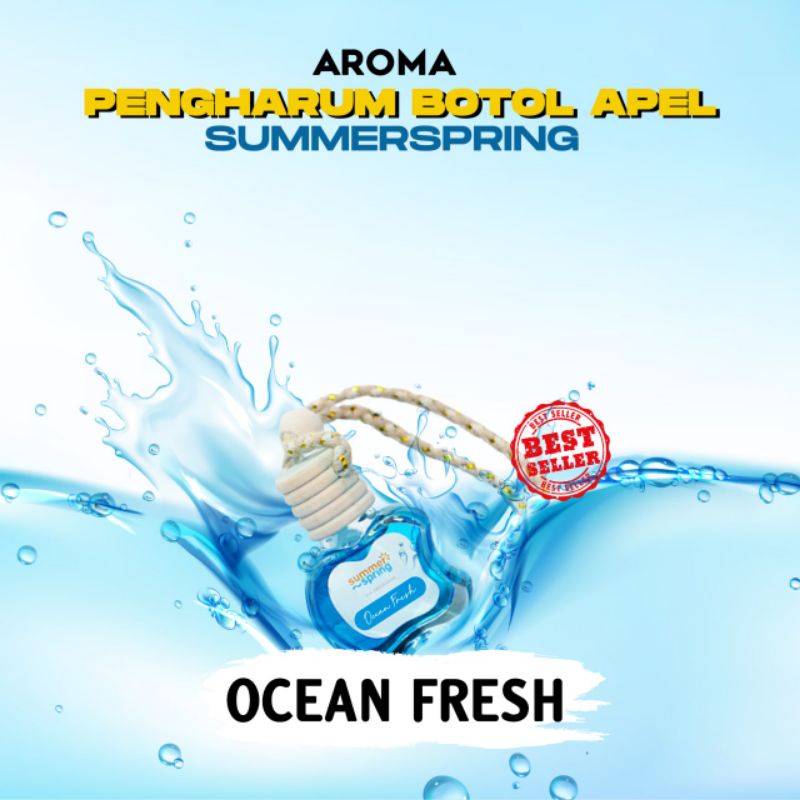 Pengharum Ruangan Ocean Fresh botol apel by Summerpsring/Pengharum Mobil Ocen Fresh botol apel