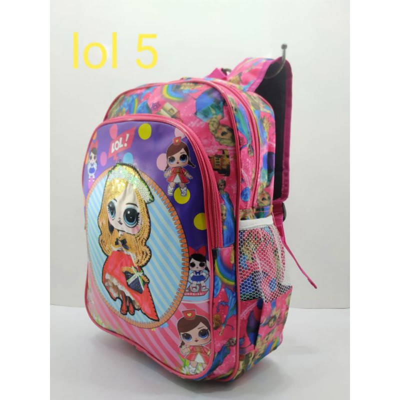 Tas Ransel Sekolah Printing Lampu Lol