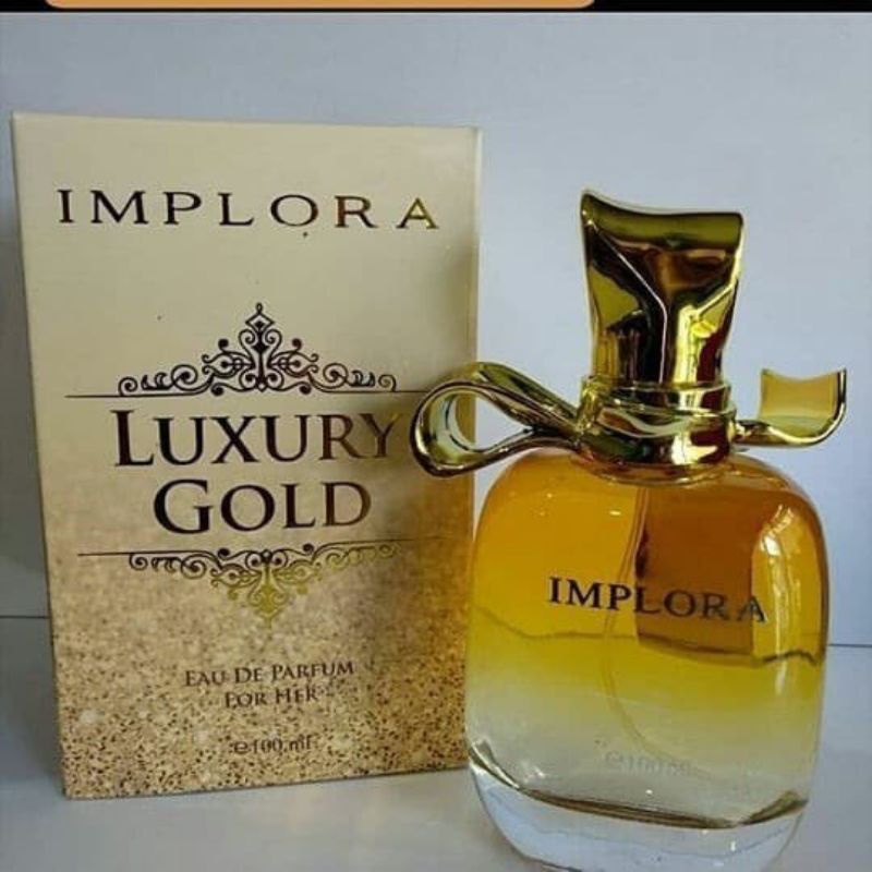 Implora  Luxury Gold Parfum  EDP Wanita  100ml Shopee Indonesia  Implora  Luxury Gold Parfum  EDP Wanita  100ml Shopee Indonesia