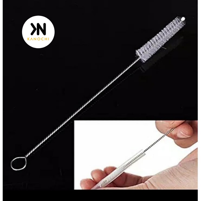 Sikat Pembersih Dot Bayi Brush Sedotan Stainless Steel Straw