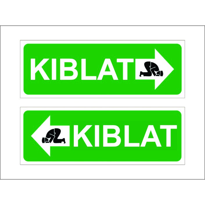 

STIKER PETUNJUK ARAH KIBLAT