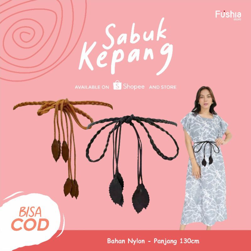 GESPER IKAT PINGGANG TALI KEPANG DAUN WANITA/ACC FASHION WANITA SABUK