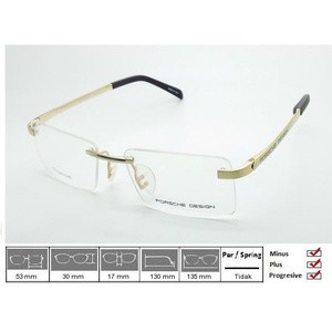 Kacamata Frame Porsche Design Titanium 8180 Gold